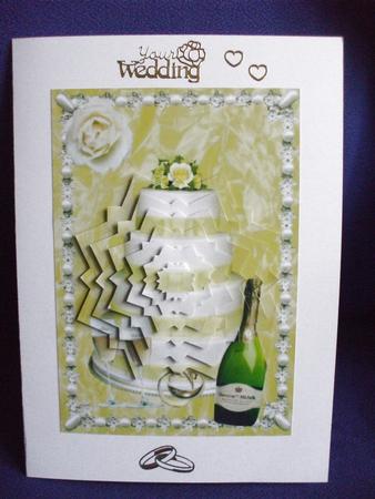 Champagne & Wedding Cake, Star Pyramids by Sharon Scott