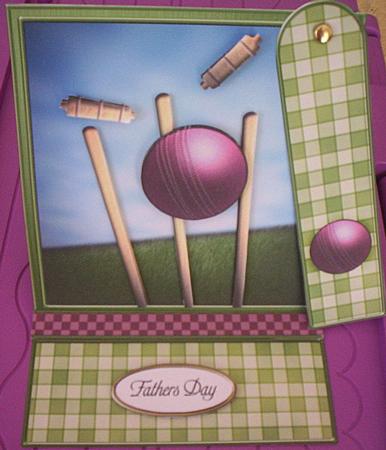 Cricket Easel Card Kit with 3D Decoupage by Sharon Scott