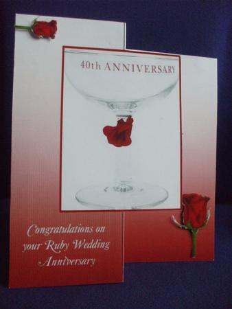 40th Wedding Anniversary (ruby) by Sharon Scott
