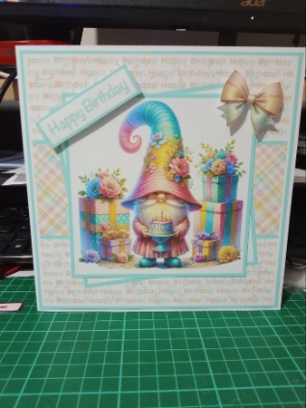 Birthday Gnome #2 Mini Kit 7x7 by Sharon Stinson