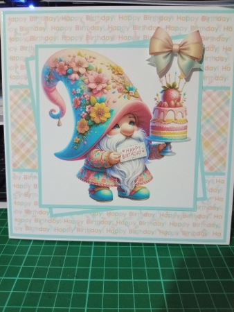 Birthday Gnome #2 Mini Kit 7x7 by Sharon Stinson