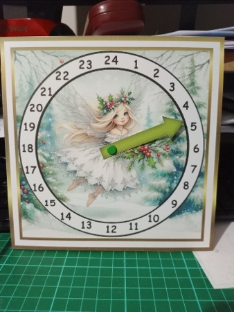 advent calendar clock 23 christmas fairy 1 by Sharon Stinson