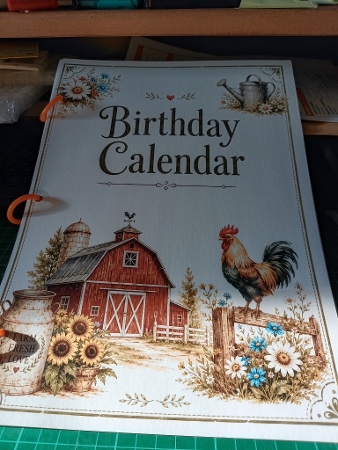 Farmhouse Birthday Calendar by Sharon Stinson