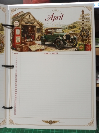 Old Timer Birthday Calendar by Sharon Stinson