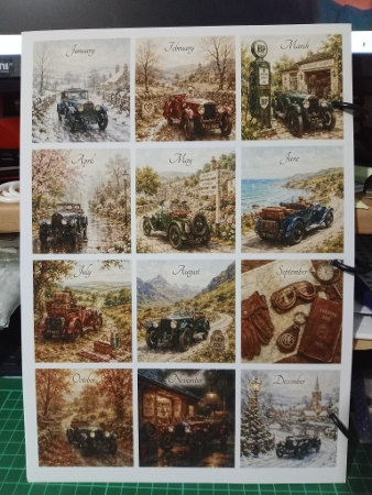 Old Timer Birthday Calendar by Sharon Stinson