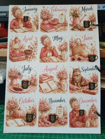 Blush and Bloom Birthday Calendar by Sharon Stinson
