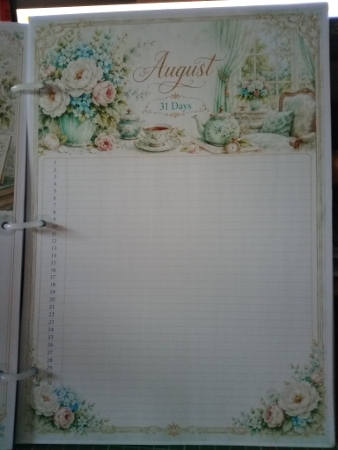 Romantic Vintage Birthday Calender by Sharon Stinson