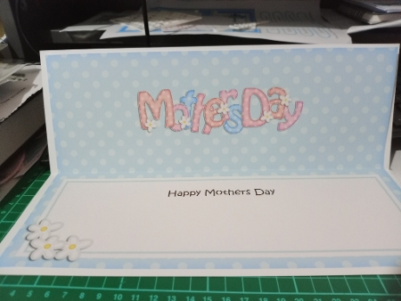 Large Dl Mothers Day Grandma Quick Card 3D Decoupage by Sharon Stinson