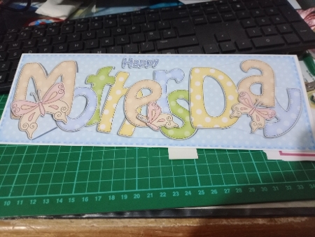 Large Dl Mothers Day Card & 3D Decoupage by Sharon Stinson