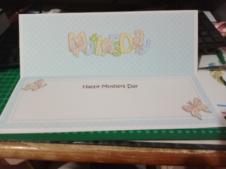 Large Dl Mothers Day Card & 3D Decoupage by Sharon Stinson