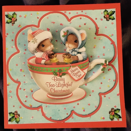 Berry Tea-lightful Christmas with Decoupage by Sharon Wilson