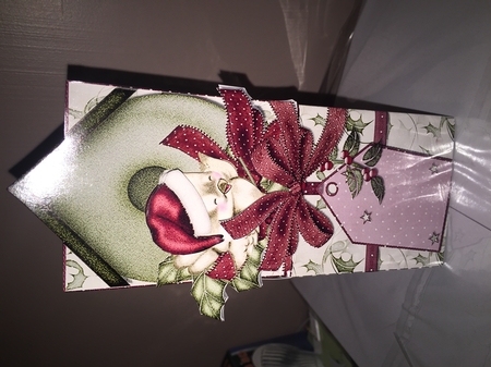 Christmas Robin Box Card by Sharon Wilson