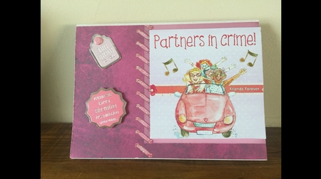 Oldies 7 x 7 friends forever ladies quick card front by Sharon Wilson