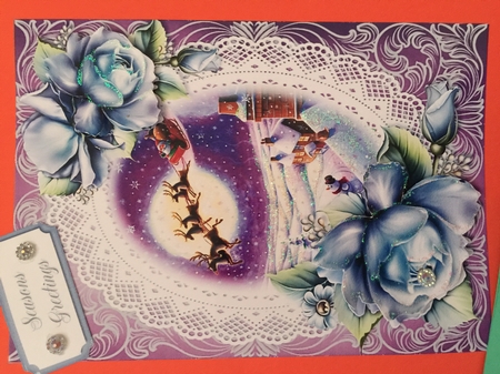 Christmas Scenes A5 set of 8 by Sharon Wilson
