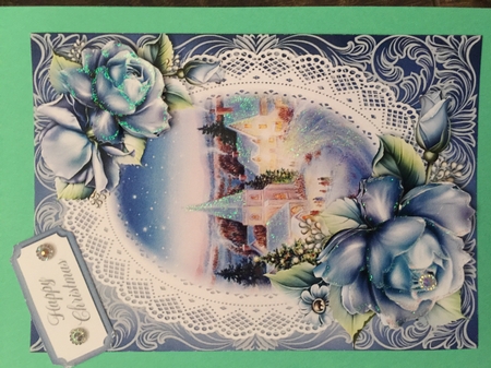 Christmas Scenes A5 set of 8 by Sharon Wilson