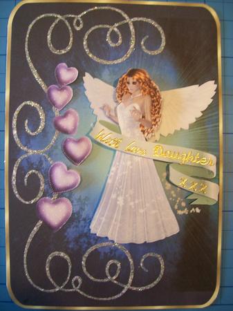 Midnight Fairy Card Topper by Sharon Davies