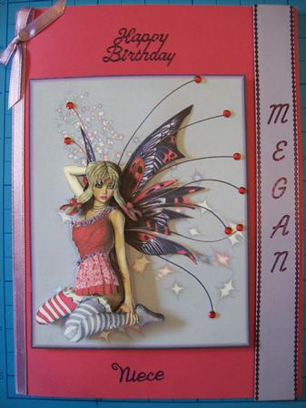 Funky Fairy Decoupage by Sharon Davies
