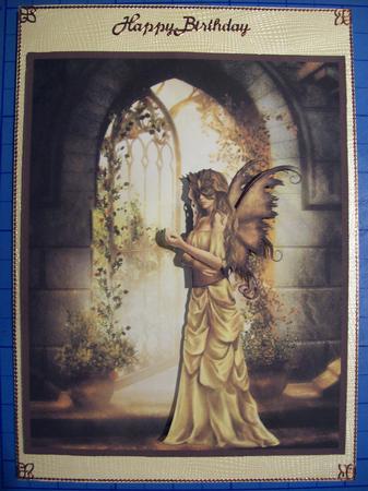 Earth Tone Fairy Secret Garden Decoupage by Sharon Davies