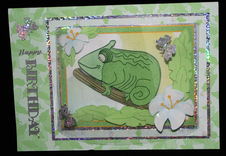 Chameleon Decoupage by Sharon Duncan