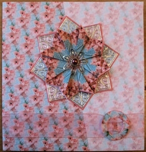 Photoflowers Teabag Topper and Accessories Sheet - peachy bloom by Sharon Duncan