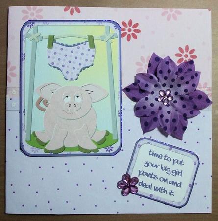 Funny Pigs in Pants Toppers - Girls by Sharon Duncan