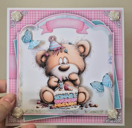 Birthday Bear  by sharon Medeiros
