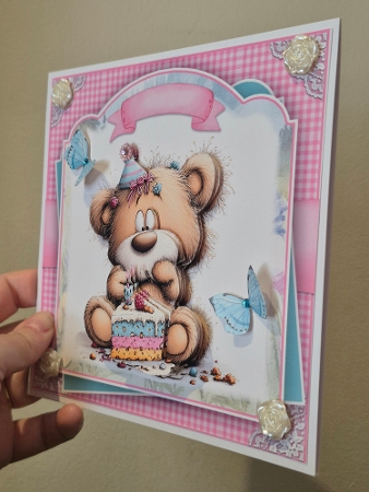 Birthday Bear  by sharon Medeiros