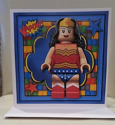 Lego Heroes Card Front Mini Kit.7 by sharon Medeiros