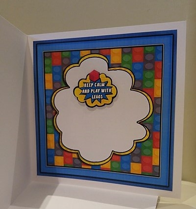 Lego Heroes Card Front Mini Kit.11 by sharon Medeiros
