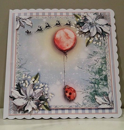 The Ladybird That Would Not Sleep Card Front Kit by sharon Medeiros