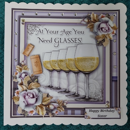 At Your Age You Need Glasses (White Wine) by Sharron Hylton