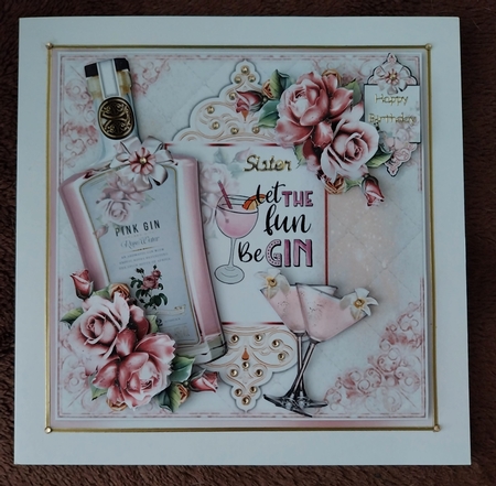Let The Fun Be Gin Mini Page Kit by Sharron Hylton