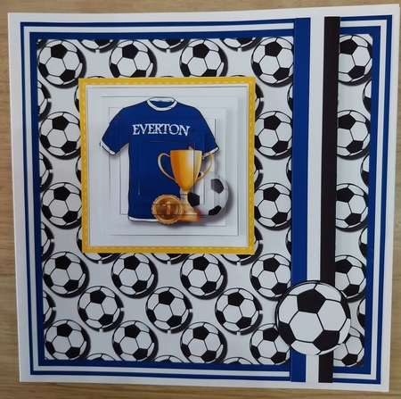 8x8 Everton Football Club Mini Pyramage Kit - x4 A4 Sheets  by Sharron Hylton