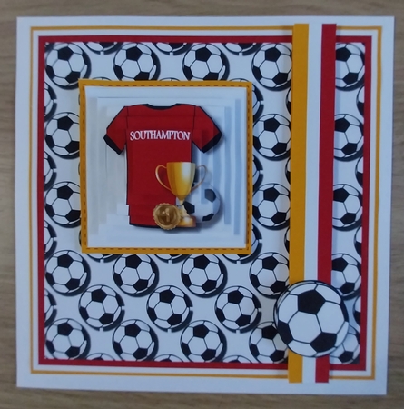 8x8 Southampton Football Club Mini Pyramage Kit - x4 A4 Sheets  by Sharron Hylton