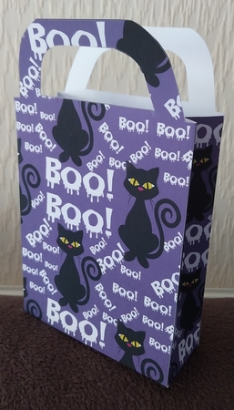 Halloween cat gift bag 2 by Sharron Hylton