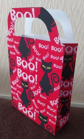 Halloween cat gift bag 3 by Sharron Hylton