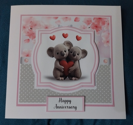 7 Inch Square Card Mini Kit -  Koala Love by Sharron Hylton