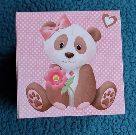 Girl Panda Gift Boxes by Sharron Hylton