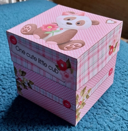 Girl Panda Gift Boxes by Sharron Hylton