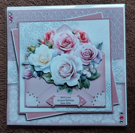 Stuffed With Roses Envelope by Sharron Hylton