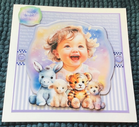 Cute little Girls 1st Birthday No.1 by Sharron Hylton