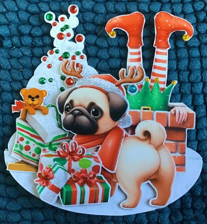 Butt its Christmas 4 Rocker Card by Sharron Hylton