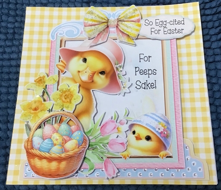 Peeping into Spring 2 XL Shaped Card Kit by Sharron Hylton