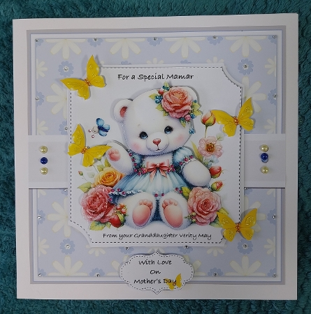Spring Little Bear (Birthday, Mothers Day, Thank You, etc.) by Sharron Hylton
