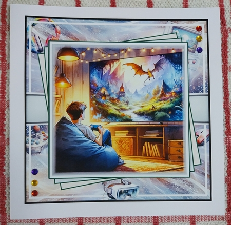 Video Gamer Mini Page Kit by Sharron Hylton