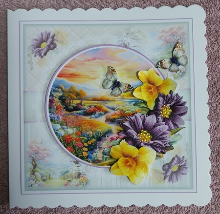 Spring Sunset Mini Page Kit by Sharron Hylton
