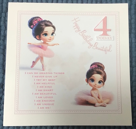 Little ballerina in pink by Sharron Hylton