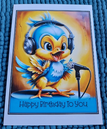 Happy Birthday To You A4 by Sharron Hylton