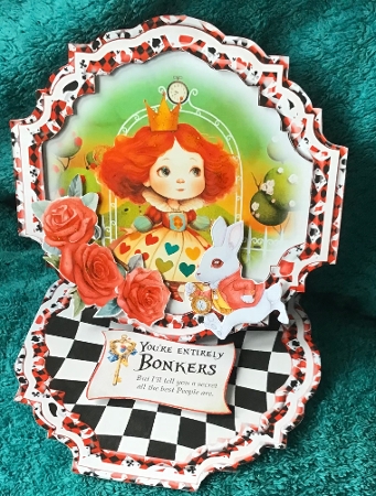 Meet Me in Wonderland 10 Shaped Easel by Sharron Hylton
