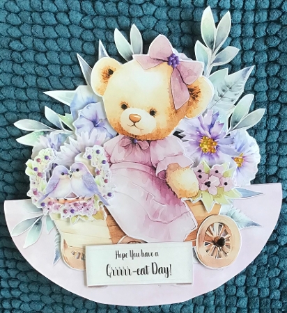 My Sweet Teddy Bear 4  XL Rocker Card  by Sharron Hylton